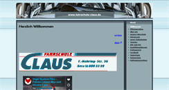 Desktop Screenshot of fahrschule-claus.com